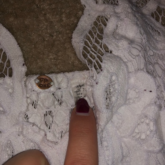 White Free People Adella Bralette - Picture 3 of 3